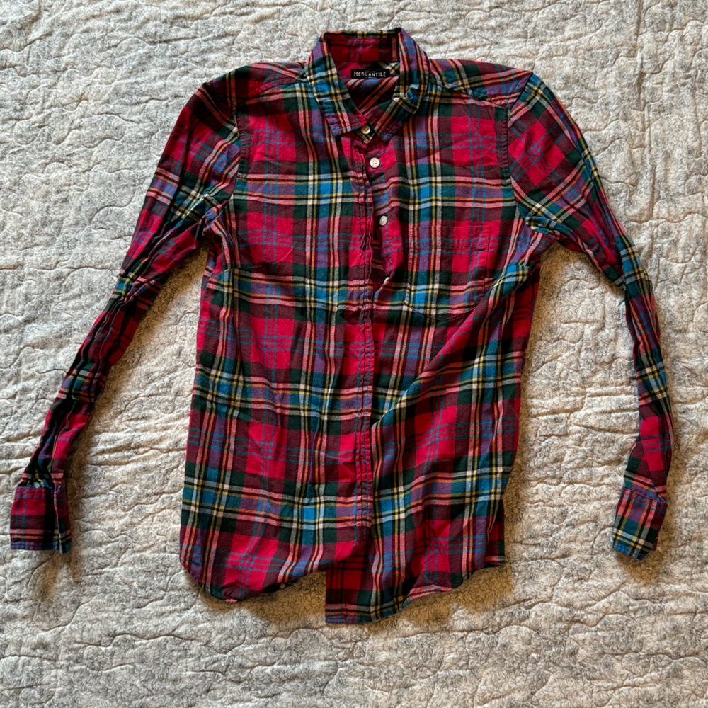 J Crew Mercantile women’s S button down shirt